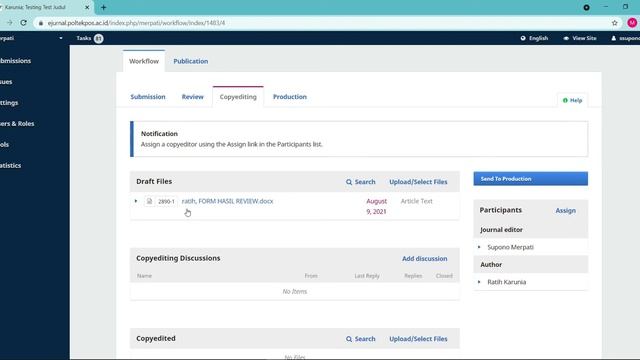 OJS: Langkah-Langkah Publish Artikel dari Assign ke Editor sampai Production смотреть онлайн