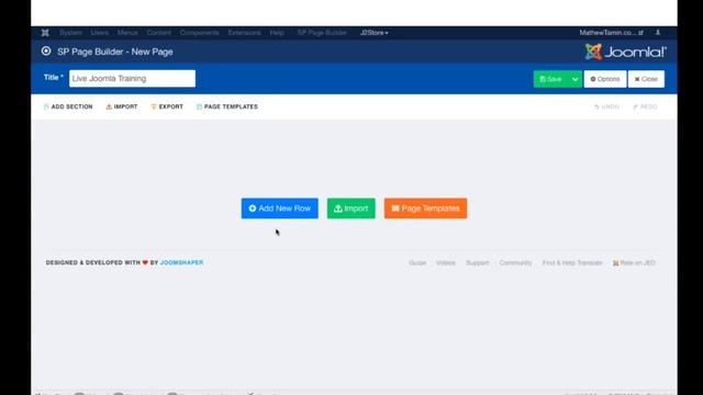 LIVE Joomla Training - SP Page Builder Pro (Part 1) смотреть онлайн