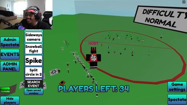 ROBLOX LAST TO LEAVE CIRCLE FOR $10,000 ROBUX смотреть онлайн