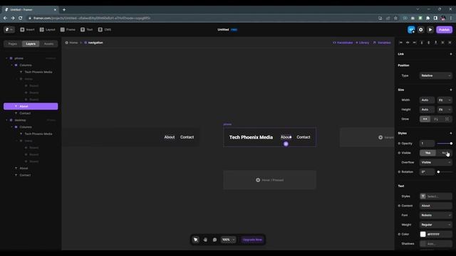 Create a hamburger menu using framer смотреть онлайн