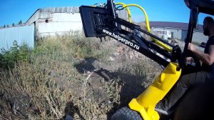 Экскаваторная рукоять поворотная на мини погрузчик Helper 300PRO