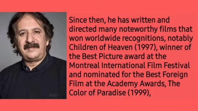 Majid Majidi Biography /10th Std English For Students /short Biography