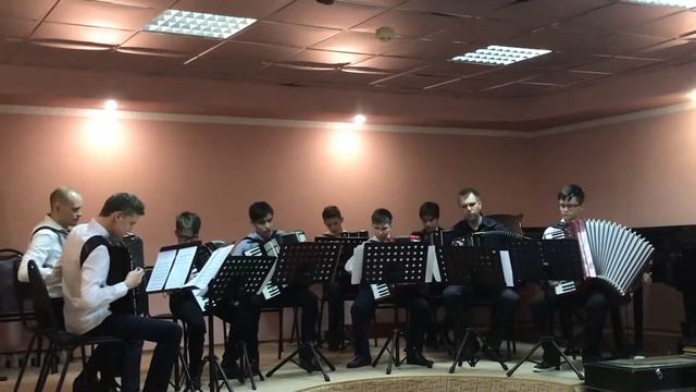 Ансамбль баянистов и аккордеонистов А. Холминов Протяжная смотреть онлайн