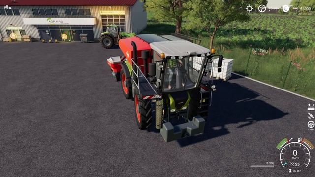 LS19 XXL Farm 2 #9: CLAAS Xerion 3000 SADDLE TRAC mit Düngerstreuer | LANDWIRTSCHAFTS SIMULATOR 19 смотреть онлайн
