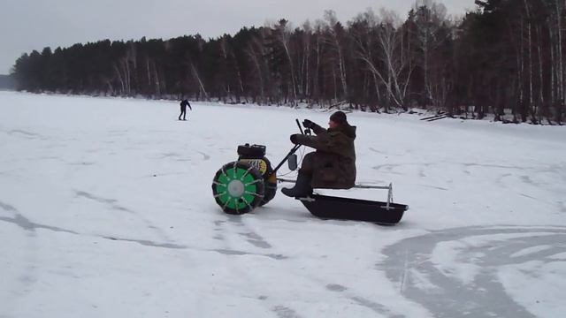 Мотоблок зимой-вариант 1 смотреть онлайн