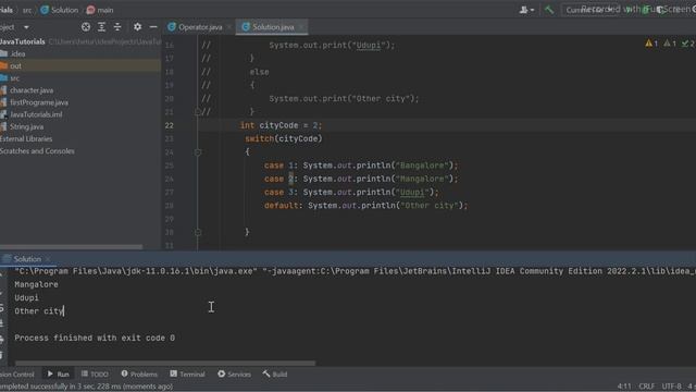 Automation Testing : Switch statement in Java | comparision between switch and if else statements смотреть онлайн