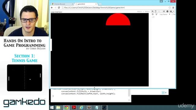 Code Your First Game-Arcade Classic in JavaScript (6 Circle Draw Details) смотреть онлайн