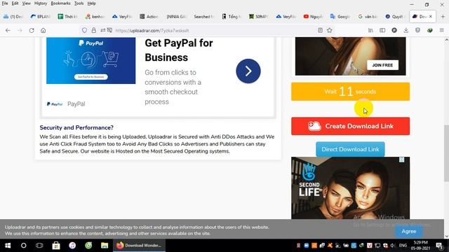 Cách tải files ở web Uploadrar.com (How to download files at Uploadrar.com) смотреть онлайн