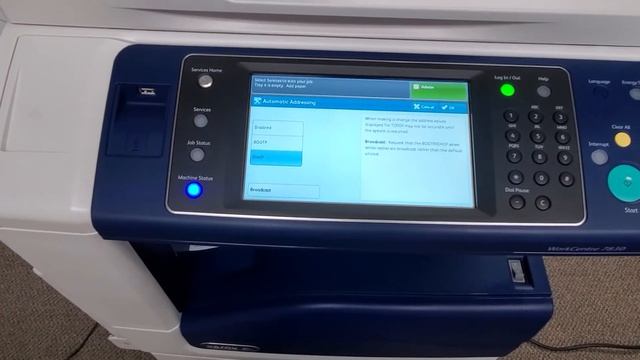 How to assign a IP address to a Xerox Workcentre Copier смотреть онлайн