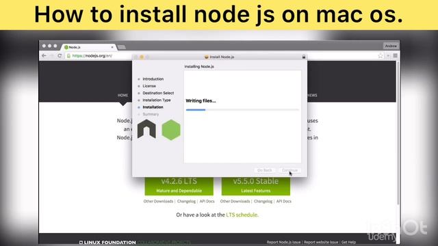 How to install node js on mac os смотреть онлайн