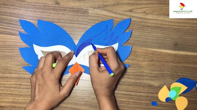 How To Make A Peacock Mask || Peacock Mask || Bird Mask