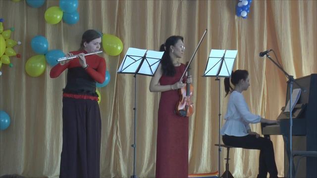 Сюита "Вечность" Муз.Л. Мельниковой, исп. Н.Екимова(флейта), А.Алжанова (скрипка), Д.Оскарова ф/но. смотреть онлайн
