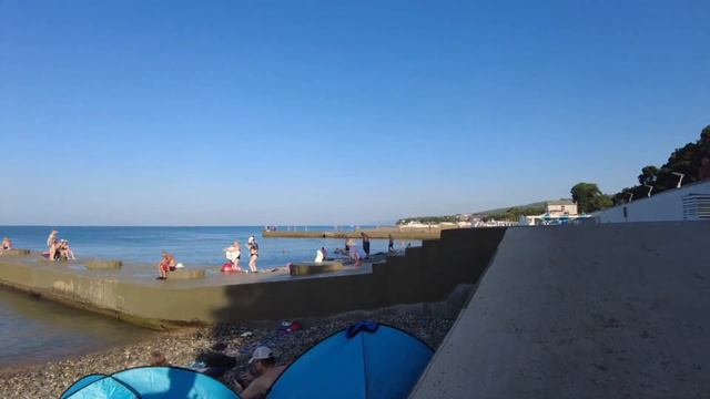 ДИВНОМОРСКОЕ УТРО 🏖 ПЛЯЖ ,МОРЕ.👍#дивноморское#дивноморск#черноеморе смотреть онлайн