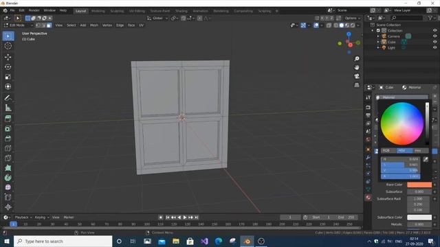 Create Glass Window in Blender 2.8 | Blender tutorials смотреть онлайн