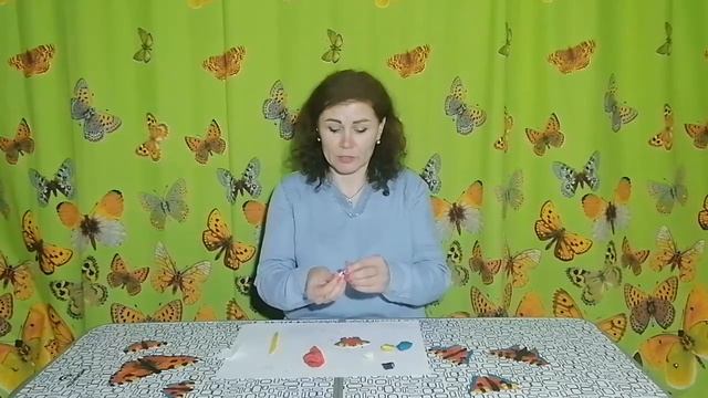 Аппликация из пластилина «Бабочки». Голикова О.Н., инструктор по труду.mp4 смотреть онлайн