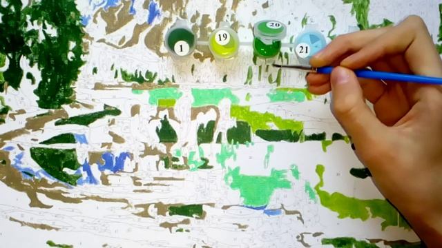 Рисование по номерам НА ХОЛСТЕ! ч.1 смотреть онлайн