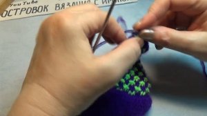 #718 Простая и очень красивая модель следков _бесшовные тапочки