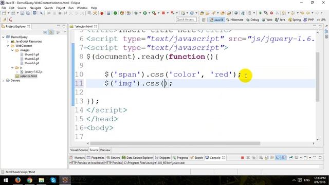 Selectors in JQuery смотреть онлайн
