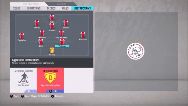 FIFA 20 AJAX ERIK TEN HAG CUSTOM TACTICS 4-2-3-1+ PLAYER INSTRUCTIONS |FAST FOOTBALL| смотреть онлайн