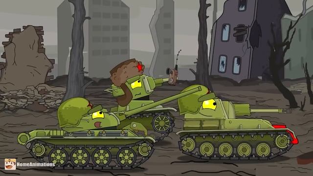 UFO at the service of the Third Reich - Cartoons about tanks смотреть онлайн