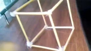 Как сделать 3d куб из шпашек