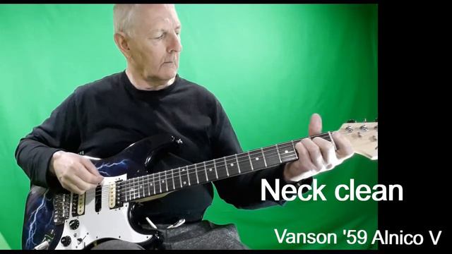 Vanson pickups '57 Alnico II Vs '59 Alnico V смотреть онлайн