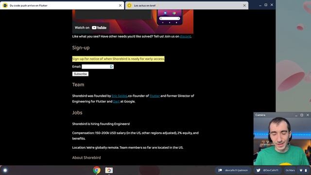 Push de code en Flutter ? Récolter du feedback gratuitement avec Firebase ? DevCafé 06/03 смотреть онлайн