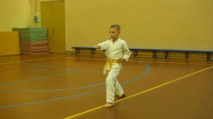 Экзамен на оранжевый пояс по каратэ. Хаян нидан. Heian Nidan