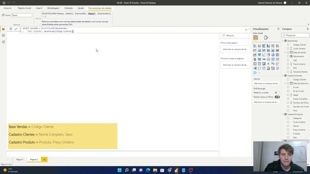 Como Agrupar Colunas de Diversas Planilhas no Power BI, Utilizando a Função DAX SELECTCOLUMNS смотреть онлайн