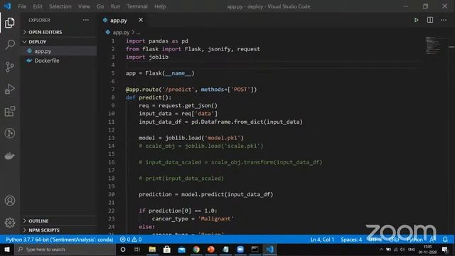 Workshop: ML Model Deployment using Flask and Docker смотреть онлайн