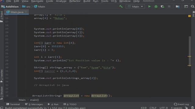 ArrayList in Java explained in Hinid. Java course in Hindi Part - 8 смотреть онлайн