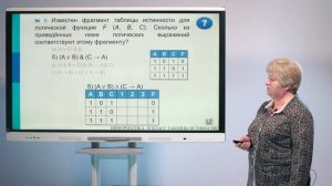 10 класс. Информатика. Таблицы истинности