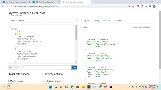Rest Assured | 23 | Json Path | Notations | Operators | தமிழ் смотреть онлайн