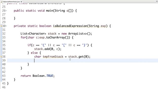 Balanced expression validation using Stack data structure смотреть онлайн