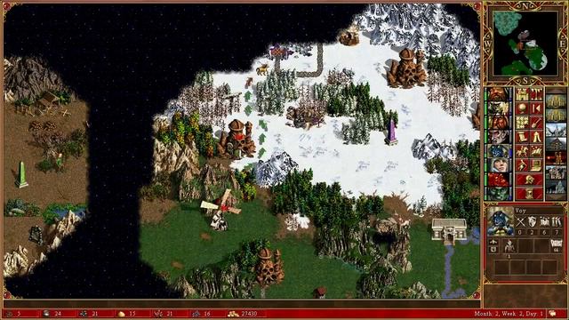 Heroes of Might and Magic III: Bad Hero & No Artifacts 1v7 FFA (200%) смотреть онлайн