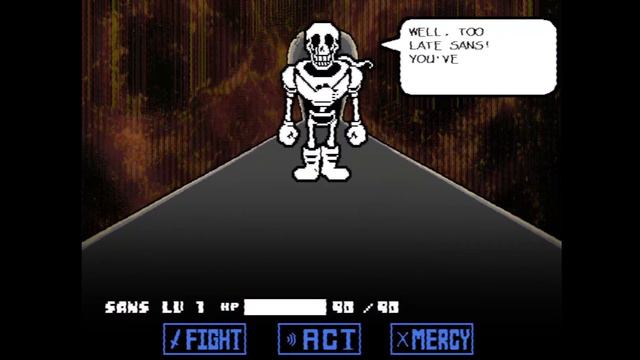 UNDERTALE: PAPYRUS HAS GONE TOO FAR смотреть онлайн