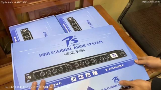 [PS Audio ] Đẩy 4 kênh PS P4800-Vang PS SV12-Nâng tiếng PS V800-Micro PS VX8 - Combo Chơi Tết смотреть онлайн