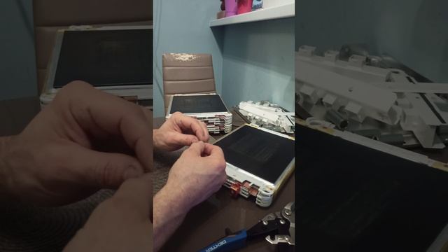 Сборка аккумулятора на 36v из батареи Nissan Leaf часть.1 #гироскутер#nissanleaf#электромобиль
