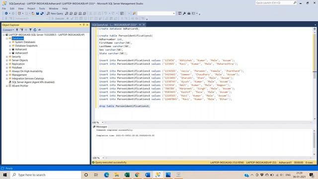 Lesson # 3 | Important command for Drop table 'DLT' | MS SQL Server Tutorial #MNCfresher #SQLServer смотреть онлайн