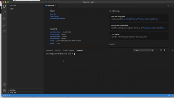 Создание приложения авторизации на React/Node.js. Часть 1 - frontend create react app