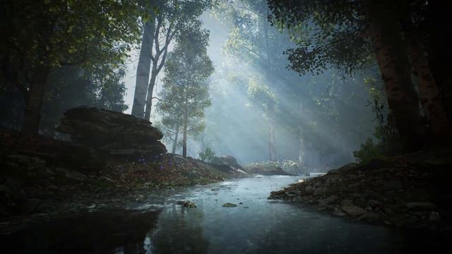 A River Flowing in the Forest 🏞 | Dark Forest смотреть онлайн