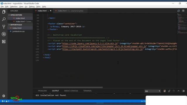 Full stack web developer course | lesson - 12 | (Part-2) | Website with Bootstrap смотреть онлайн