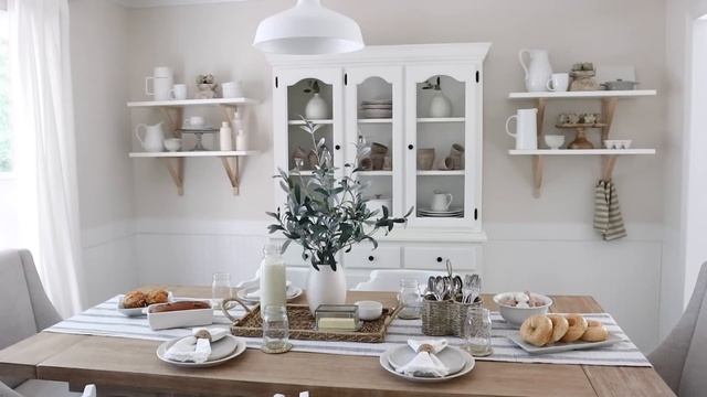 SUMMER HOME TOUR 2021| FARMHOUSE DECORATING IDEAS | NEUTRAL COZY HOME DECOR | HOUSE + HOLM