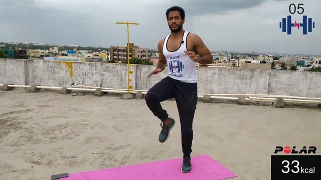 5 minutes EXTREME BELLY FAT burning workout in Telugu смотреть онлайн