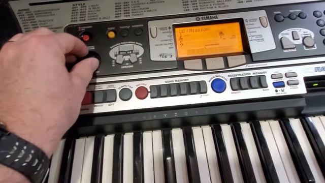 Yamaha PSR-350 test function смотреть онлайн