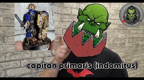 Как покрасить Капитана Примарис . How to paint capitan primaris indomitus.