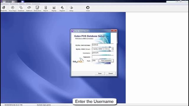 SETUP DATABASE CONNECTION OF GATES EPS TO GATES POS SYSTEM (Connections Module) смотреть онлайн