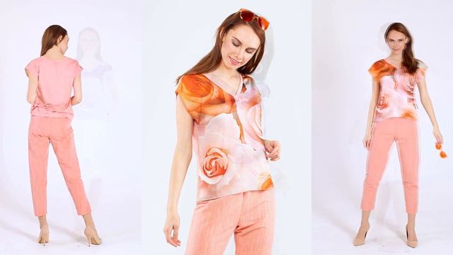 Блузы с розами от С.Зотовой | лето 2019 смотреть онлайн