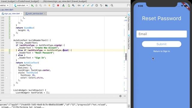 (Ep 21) Flutter: Password Reset Using Firebase Auth смотреть онлайн
