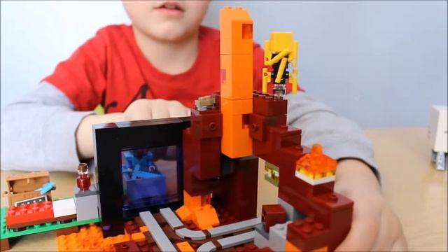 LEGO Minecraft the Nether Portal 21143 Quick Lego Review смотреть онлайн